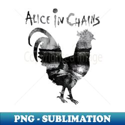 vintage black and white alice in chains - sublimation-ready png file - boost your success with this inspirational png download