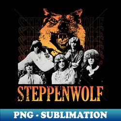 retro wolf photo - trendy sublimation digital download - create with confidence