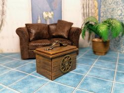 dollhouse box. miniature box.dollhouse accessories.