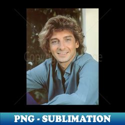 barry manilow  1943 - premium png sublimation file - unleash your creativity