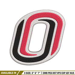 omaha mavericks embroidery, omaha mavericks embroidery, embroidery file, sport embroidery, ncaa embroidery.