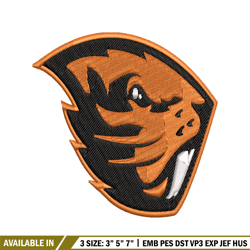 oregon state beavers embroidery design, oregon state beavers embroidery, logo sport, sport embroidery, ncaa embroidery