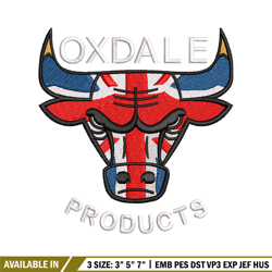 oxdale products logo embroidery design, oxdale products embroidery, embroidery shirt, logo design, instant download