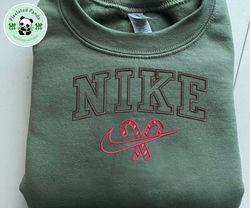 christmas embroidered sweatshirts, candy cane embroidered sweatshirts, custom embroidered sweatshirts, xmas embroidered