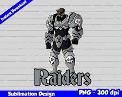 raiders png, football mascot warrior style, raiders t-shirt design png for sublimation, sport mascot design