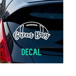 green bay football 001 decal | football green bay decal | football wi decal | green bay truck decal | america decal | vintage style