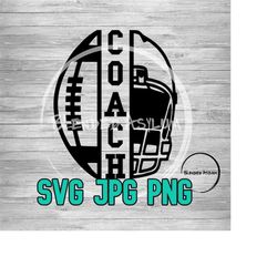 football coach svg png jpg | football coach vector file | cricut file | silhouette file | football coach digital download | sports coach