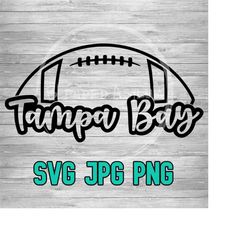 tampa bay football 001 svg png jpg | layered vector file | sublimination file | die cutting file | retro style | clip art | digital download