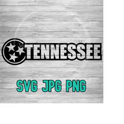 tennessee tristar 001 svg png jpg | tri-star tennessee vector | cricut file | silhouette file | clipart file | laser engraving file