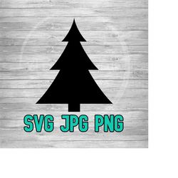 christmas tree 001 svg png jpg | christmas tree vector cut file | stocking tag | christmas clip art | laser file | digital download