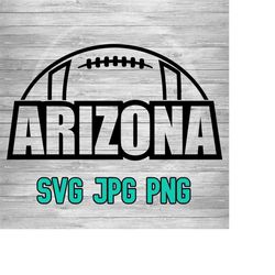 arizona football 002 svg png jpg | layered vector file | sublimination file | die cutting | retro style | clip art | digital download