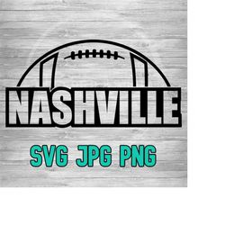 nashville football 002 svg png jpg | tennessee layered vector file | sublimination | retro style | clip art | digital download