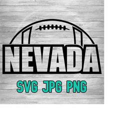 nevada football 002 svg png jpg | layered vector file | sublimination | retro style | clip art | die cutting file | digital download