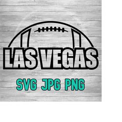 las vegas football 002 svg png jpg | layered vector file | sublimination | retro style | clip art | die cutting file | digital download