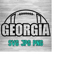 georgia football 002 svg png jpg | layered vector file | sublimination file | die cutting | retro style | clip art | digital download