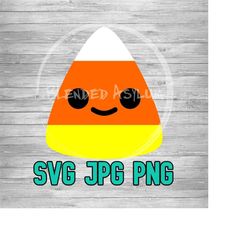 kawaii candy corn svg jpg png | halloween candy corn | cute kawaii halloween | cut file | sublimination | digital download | layered svg