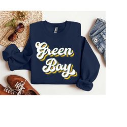 green bay football sweatshirt, green bay crewneck, green bay shirt, football sweatshirt, tailgating shirt, green bay fan