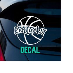 kentucky basketball 001 decal | basketball kentucky ky decal | basketball decal | team car or truck decal