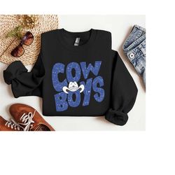 vintage cowboys sweatshirt, cowboys football, distressed football crewneck, cowboys game day, men and womens sweatshirt,