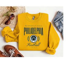 philadelphia football sweatshirt, vintage style philadelphia football crewneck, football sweatshirt, philadelphia sweats