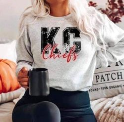 kansas city chiefs, chiefs sweatshirt, kc, kansas city, chiefs, trendy clothing, football shirt