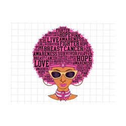 fight cancer png, afro lady png, breast cancer png, breast cancer survivor, cancer ribbon png, breast cancer awareness png, awareness ribbon