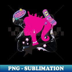 im barbie girl - png transparent sublimation design - unlock vibrant sublimation designs