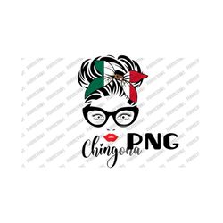 chingona messy bun png for sublimation, latina af, mexico, messy bun, instand download png