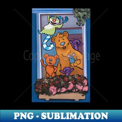 bear in the big blue house - high-resolution png sublimation file - unleash your creativity
