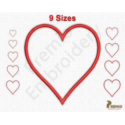 heart applique design, heart embroidery design, heart applique embroidery design, applique  heart design,  hearts appliq