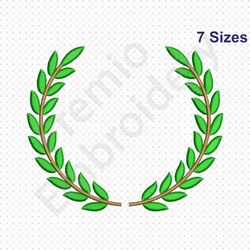 wreath embroidery design, wreath embroidery, christmas wreath embroidery designs,  laurel wreath  machine embroidery  de