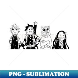 derp demon slayer- demon slayer anime manga - signature sublimation png file - bring your designs to life