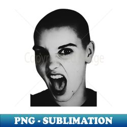 sinead screaming - artistic sublimation digital file - perfect for creative projects