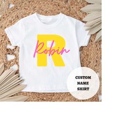 custom name toddler shirt, custom name child shirt, birthday gift, personalized gift, toddler shirt for child, christmas