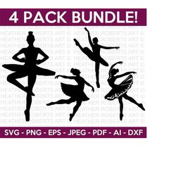 ballet dancer mini svg bundle, ballerina svg, ballet dancer svg, ballet dancer silhouette svg, ballet svg, cricut cut files,silhouette