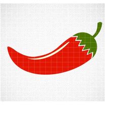 chili pepper svg, chili png, chili pepper vector, chilli pepper clipart, hot red pepper svg, png, dxf, eps