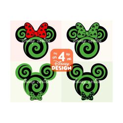 castle st. patrick's day swirly svg, lucky svg, head face ears decal digital shamrock silhouette png eps dxf kid vinyl cut file