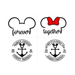 together forever svg / cruise design svg / valentine cut file / birthday shirt svg/ png / cricut / silhouette/ cut file clip art