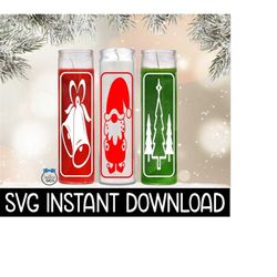 christmas candle svg, christmas candle bundle svg, 8' glass jar candle svg instant download, cricut cut file, silhouette cut file download