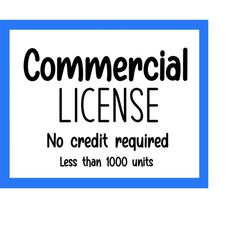 commercial license for all designs