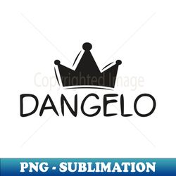dangelo name sticker design - signature sublimation png file - stunning sublimation graphics