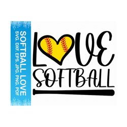 love softball svg, softball mom svg, softball clipart, softball mom png, softball team svg, softball png, cricut svg silhouette svg clipart
