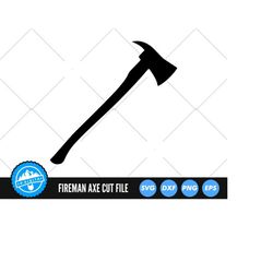 fireman axe svg files | axe svg cut files | axe silhouette svg vector files | firefighter vector | axe monogram | firema