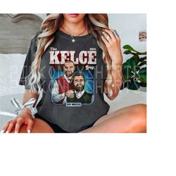 Kelce Brothers Shirt, Travis Kelce Jason Kelce Sweatshirt, Vintage Travis Kelce 87 Hoodie, Kelce Fan Gift, Kansas Footba