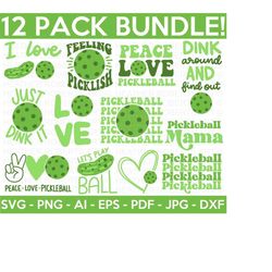 pickleball svg bundle, pickleball svg, pickleball shirt svg, pickleball mama svg, i love pickleball svg, cut files for c