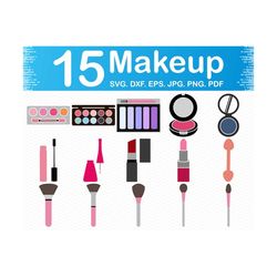 makeup svg, makeup brushes svg, makeup clipart, svg makeup, beautiful svg, lipstick svg, beauty clipart, make up clipart, makeup png cricut