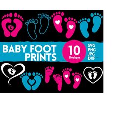 boy or girl foot print gender reveal, baby feet svg, baby footprint svg, baby shower svg, baby clipart, gender reveal