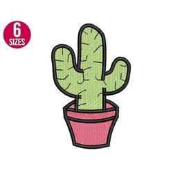 cactus plant embroidery design, mexican, cactus flower,machine embroidery file, instant download