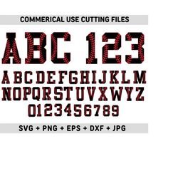 baseball font svg, baseball font cricut, varsity alphabet numbers svg, college alphabet bundle, softball font, cricut, silhouette