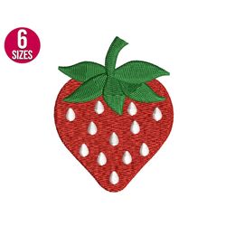 strawberry machine embroidery design, , machine embroidery file, embroidery pattern, instant download